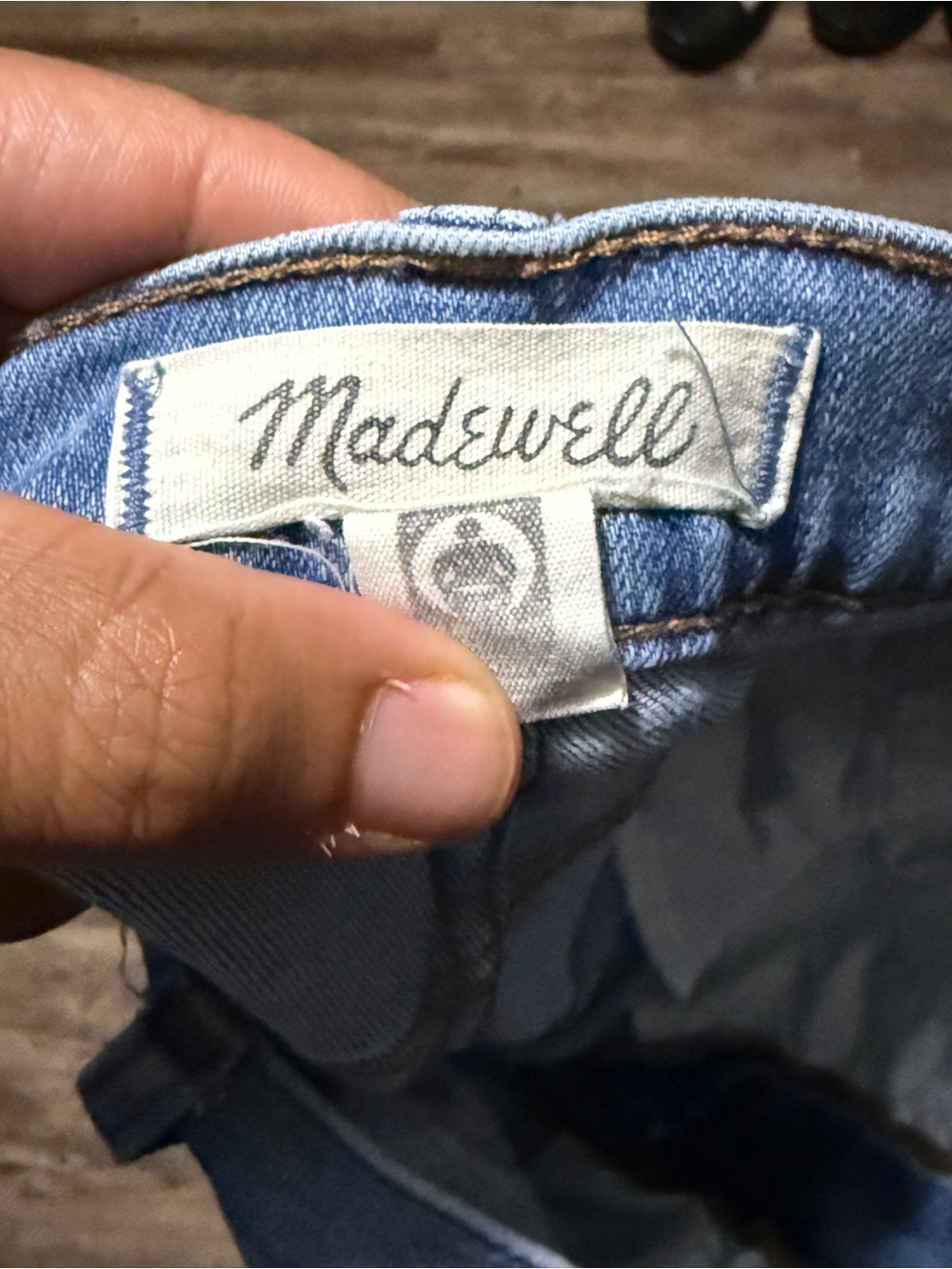 Madewell Cali Demi Boot Jeans Women's 26 High Rise Cropped Tiereny Wash Eco Edit View 3